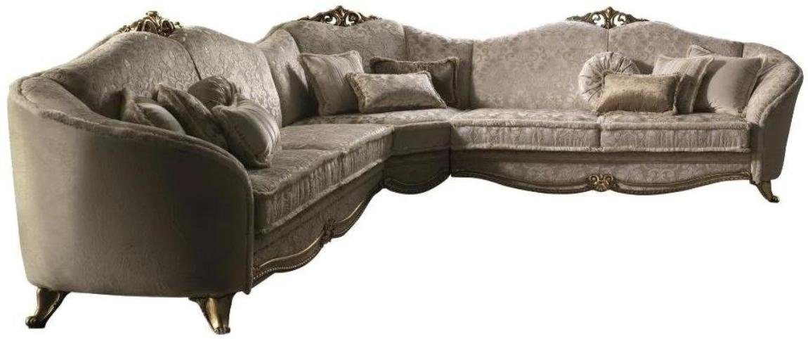 JVmoebel Wohnzimmer-Set Ecksofa Wohnlandschaft Sofa Textil Polster Couch Form Couchen L