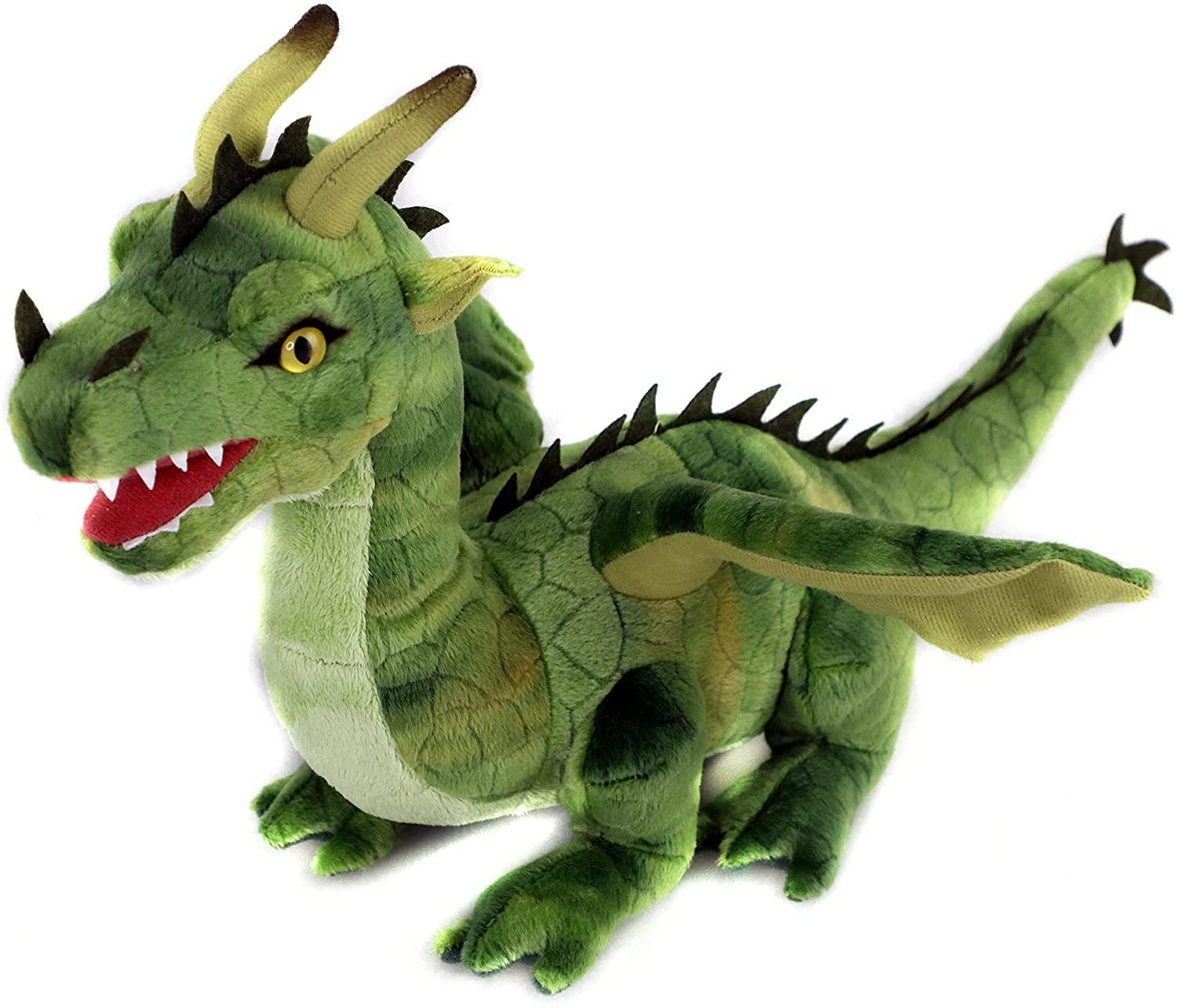 Uni-Toys Kuscheltier Drache - verschiedene Farben und Größen - Plüschtier, zu 100 % recyceltes Füllmaterial