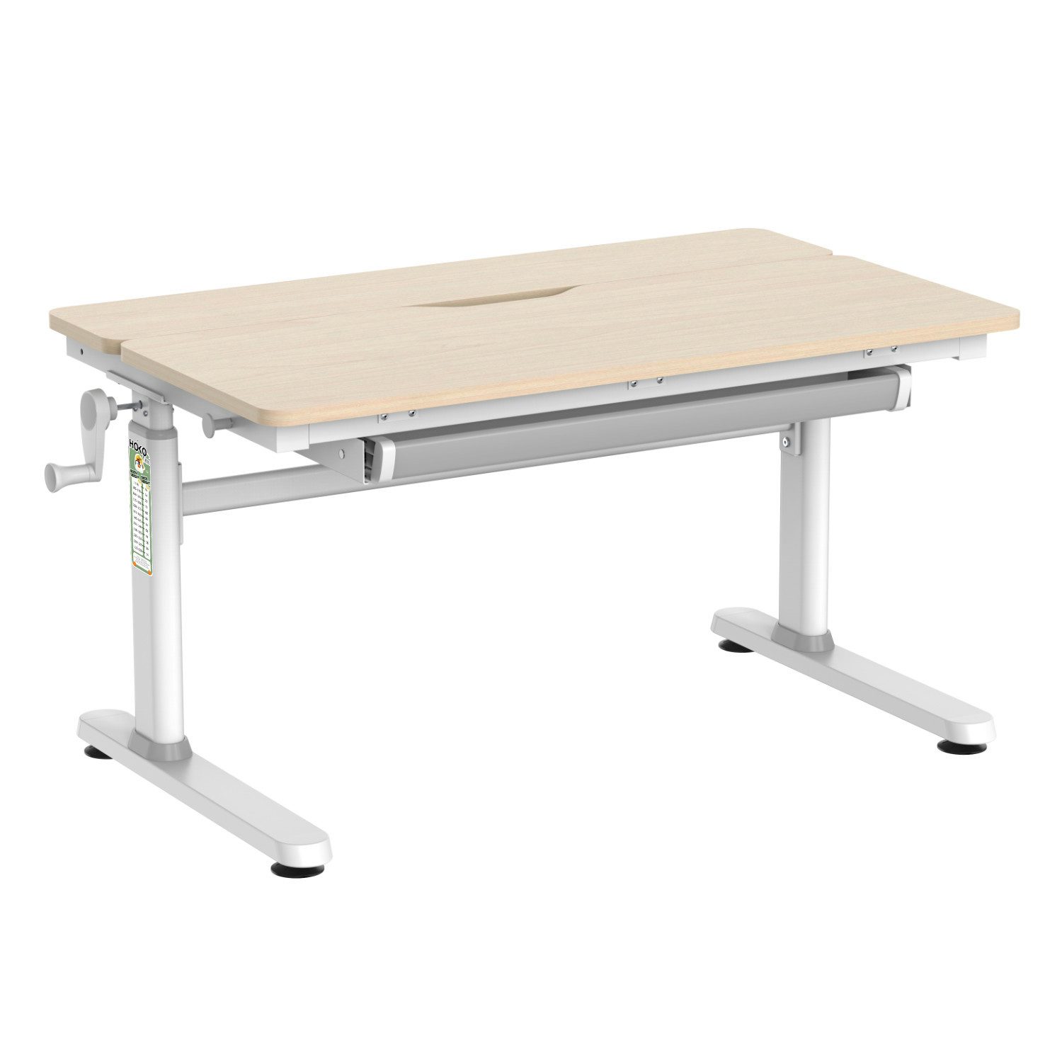 HOKO Kinderschreibtisch Ergo Jugend Schreibtisch höhenverstellbar 54-76 cm, günstig online kaufen