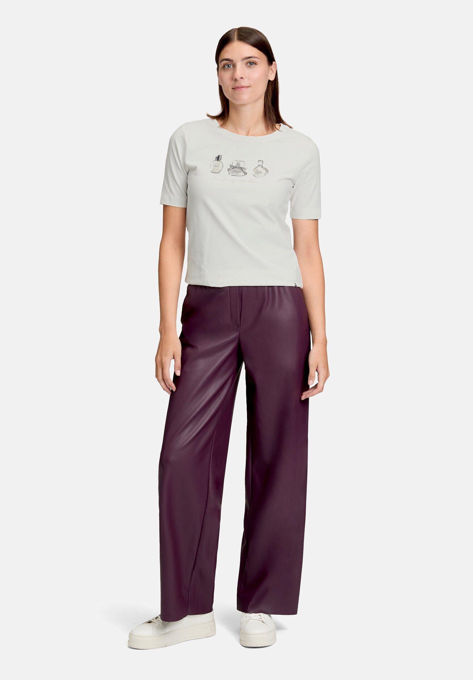 Betty&Co Kurzarmshirt Damen mit Print (1-tlg)