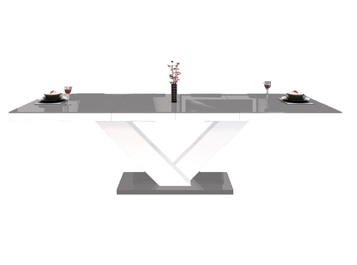 designimpex Esstisch Design Tisch HE-999 Grau günstig online kaufen