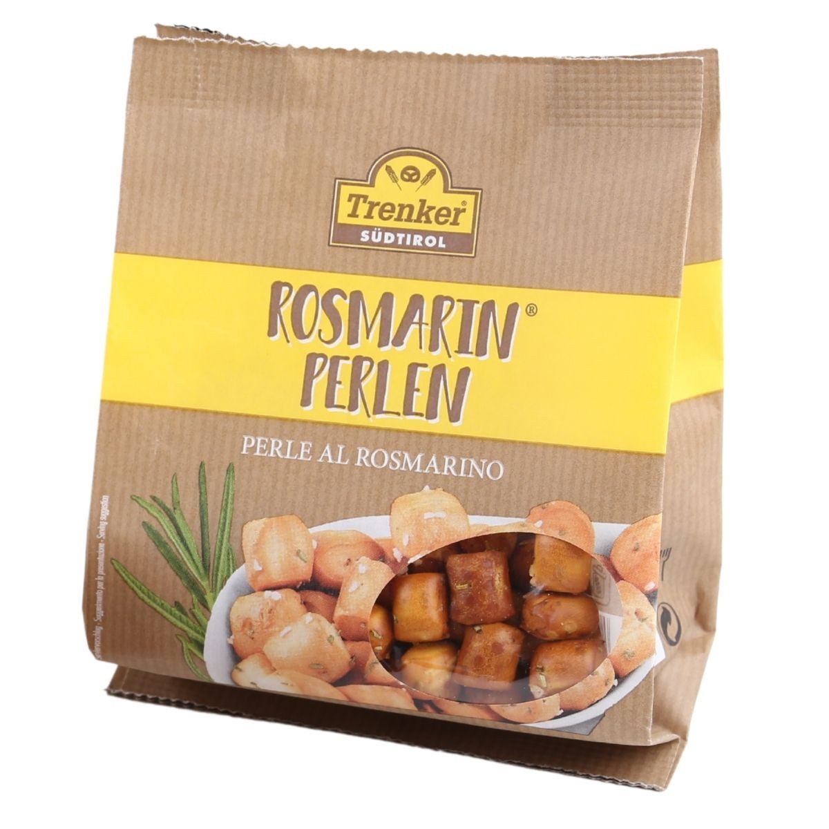 Trenker Knabberei Rosmarinperlen, Knabbergebäck mit Rosmarin, 150g, Trenker Südtirol, 150 g