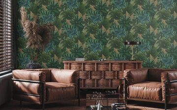 living walls Vliestapete Metropolitan Stories. Travel Styles. Tapete Dschungel, glatt, matt, (1 St), Dschungel-Fapete Floral