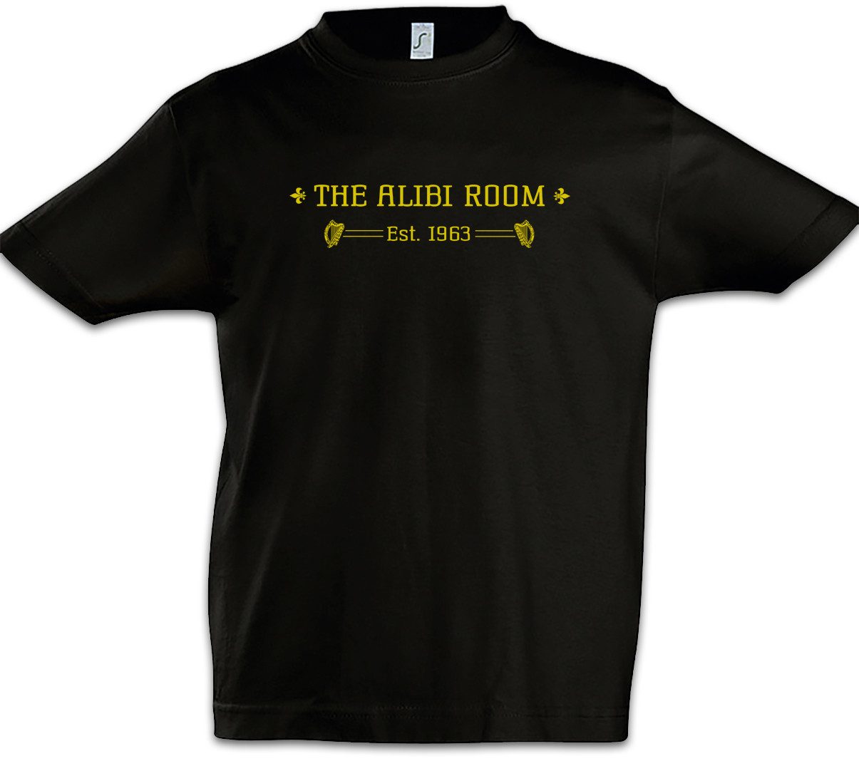 Print-Shirt Alibi Room Kinder T-Shirt Pub Bar Ian Lip Gallagher Series Shameless