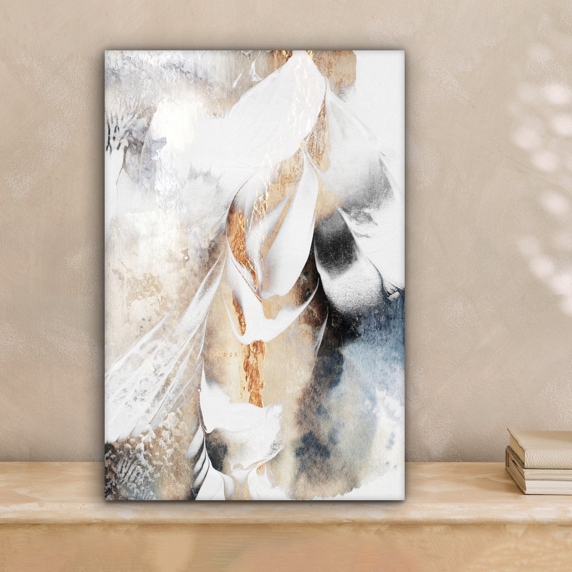 OneMillionCanvasses® Leinwandbild Abstrakt - Gold - Design - Luxe, Fotodruc günstig online kaufen