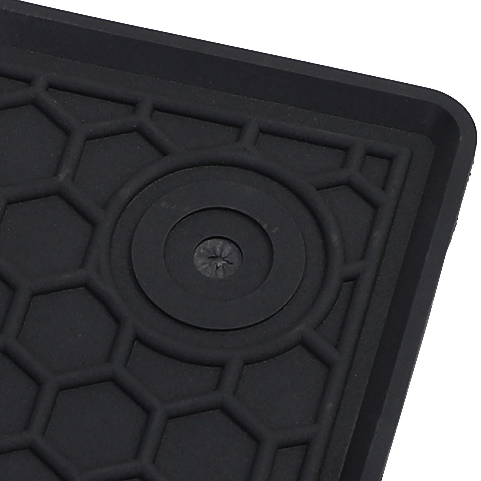 Tenzo-R Custom Fit Car Floor Mats, Rubber Floor Mats, Black Premium Set for VW Golf 5, Scirocco, Golf 6