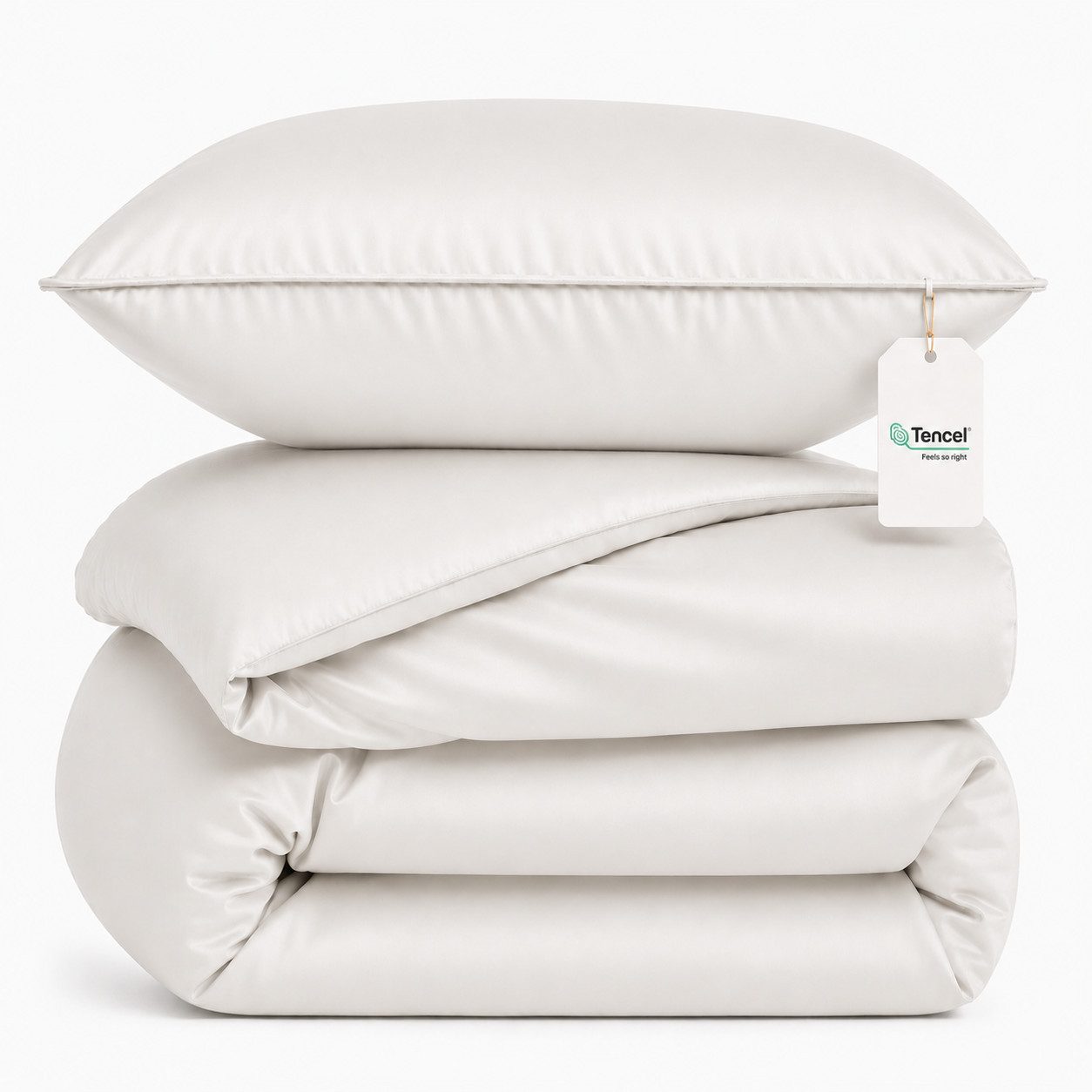 MAGANO Bettwäsche, Luxus 100% TENCEL ™ Lyocell, 400 TC Fadendichte, Hypoallergen, Thermoregulierend