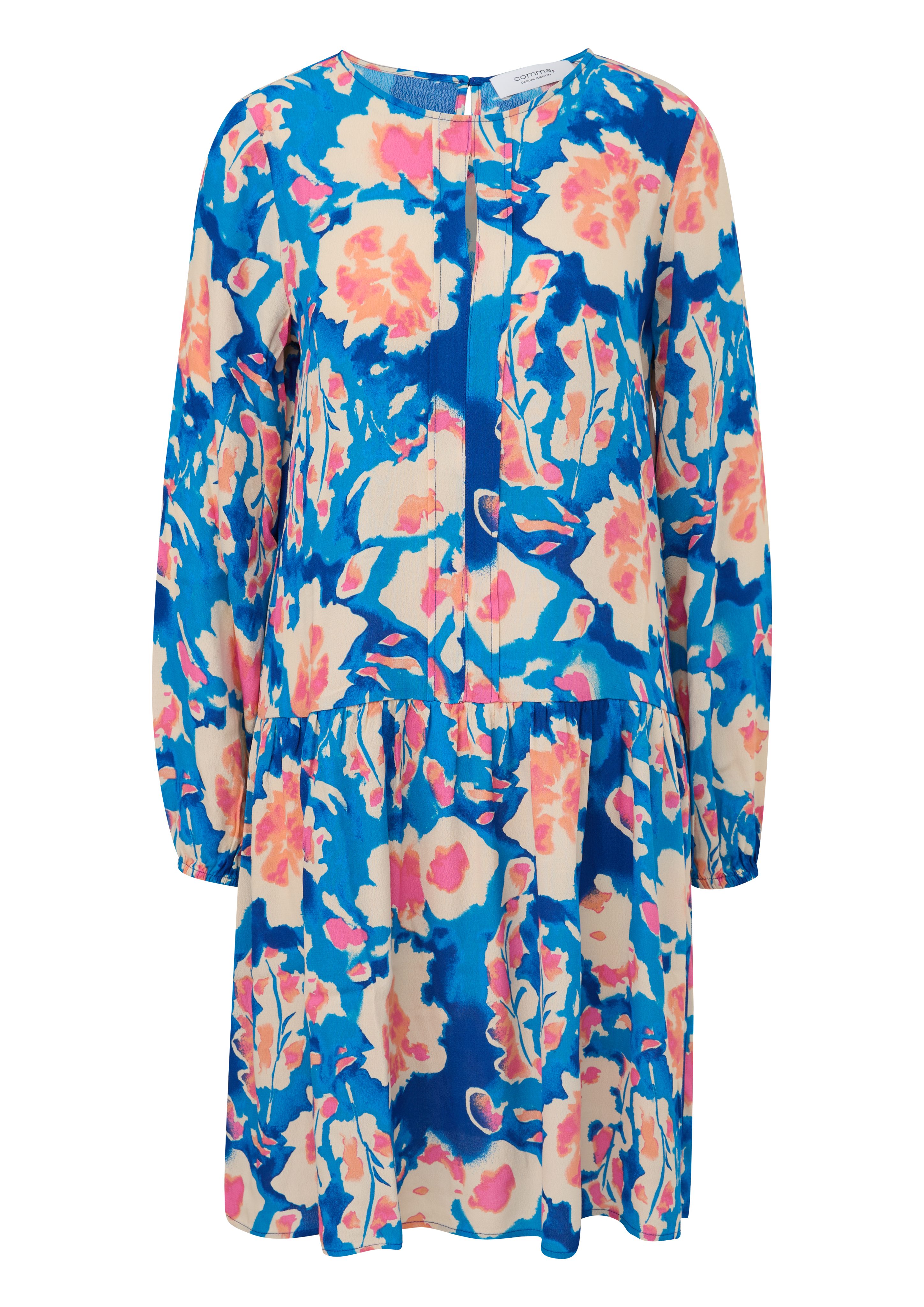 comma casual identity Minikleid Gemustertes Kleid günstig online kaufen