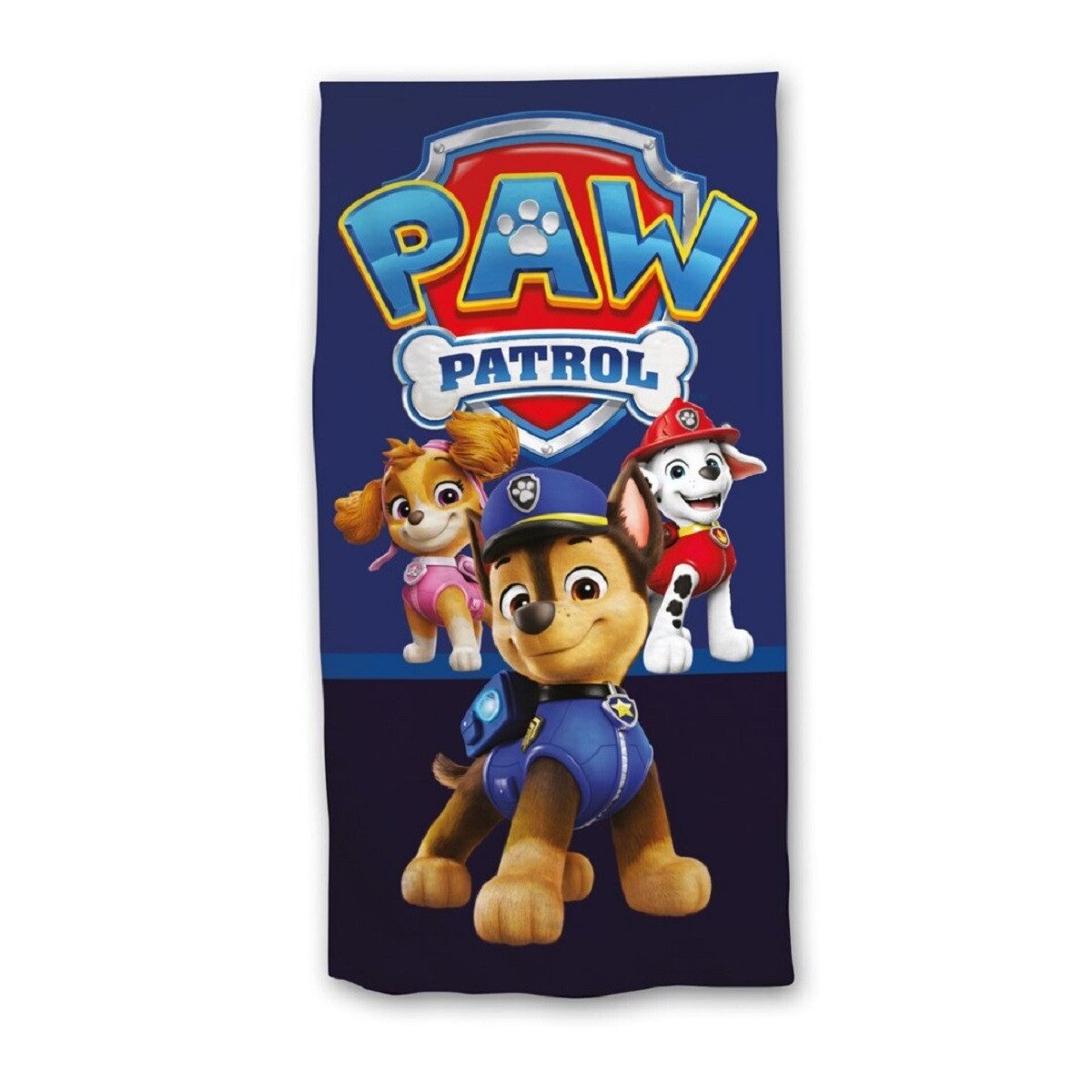 PAW PATROL Strandtuch Badehandtuch – 70x140 cm aus weichem Polyester, (1-St günstig online kaufen