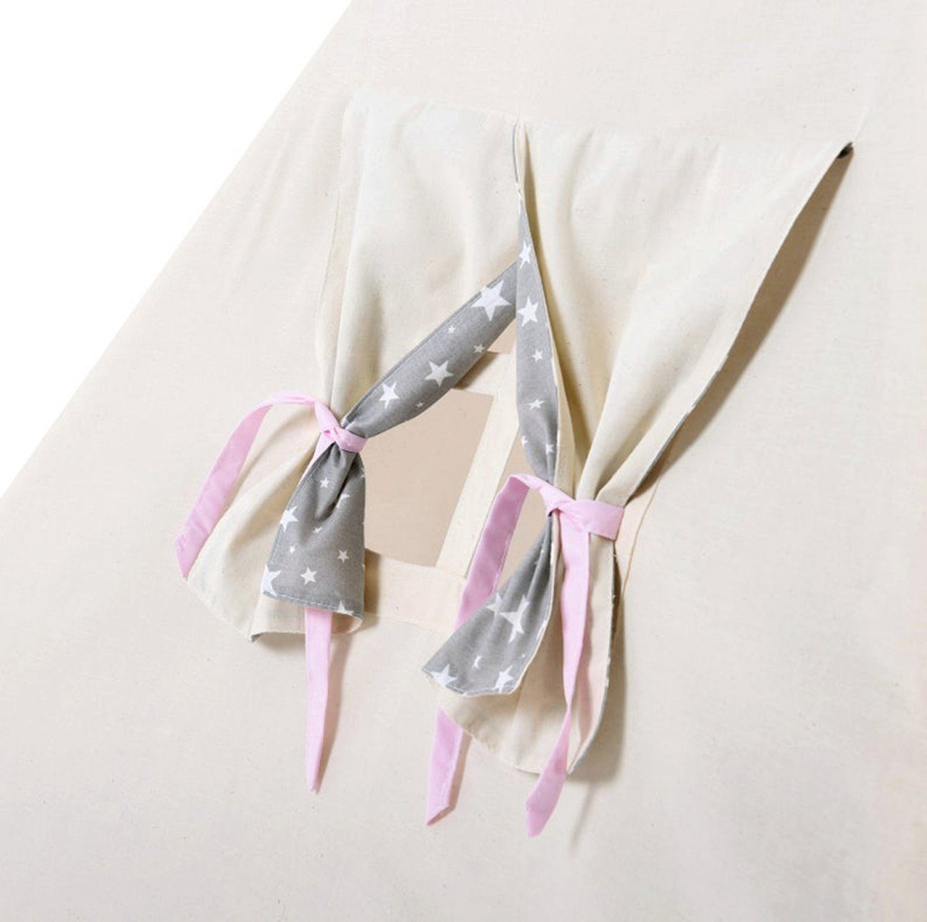 Rainbow Kids Tipi-Zelt Wolf Stern Rosa, günstig online kaufen