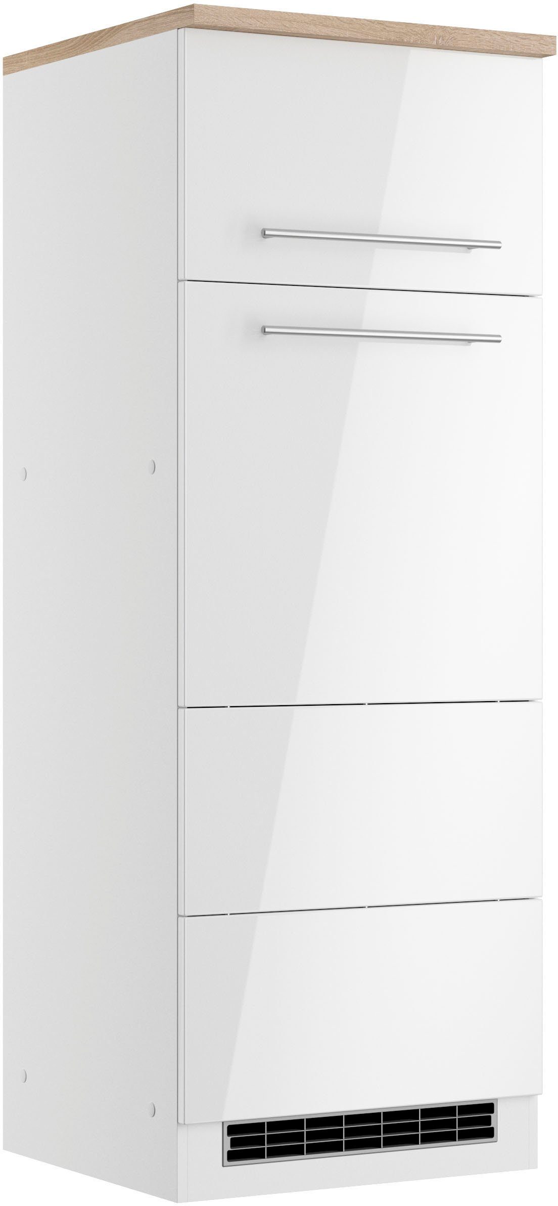 KOCHSTATION Kühlumbauschrank KS-Wien edel aussehende gestiftete Fronten