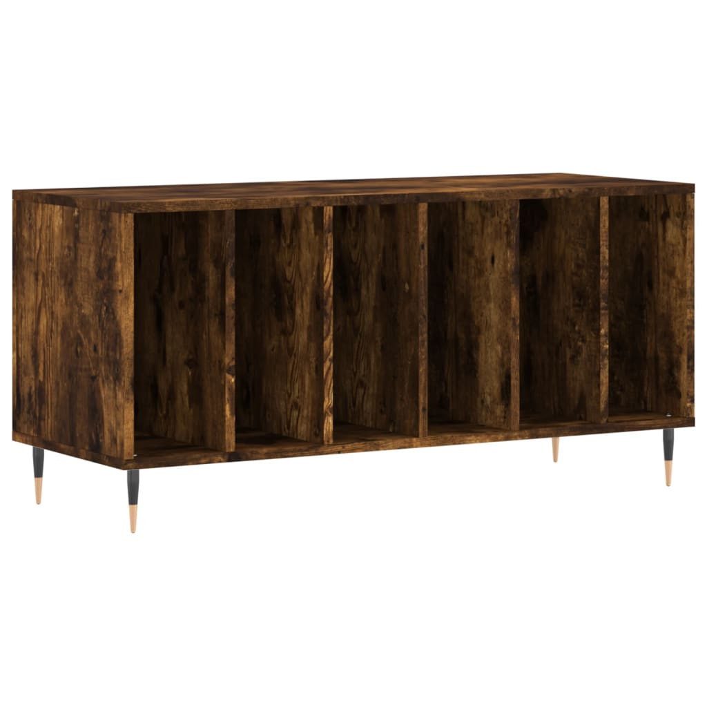 vidaXL Media-Regal Plattenschrank Räuchereiche 100x38x48 cm Holzwerkstoff, günstig online kaufen