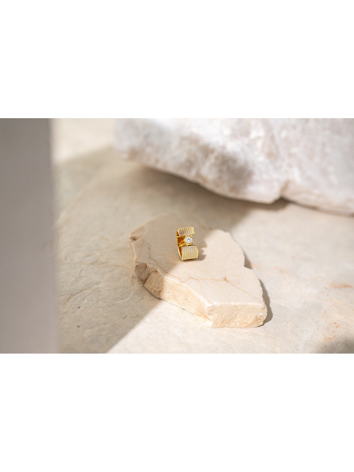 JETTE Silberring JETTE Damen-Damenring 925er Silber 155 Zirkonia, Zirkonia, günstig online kaufen