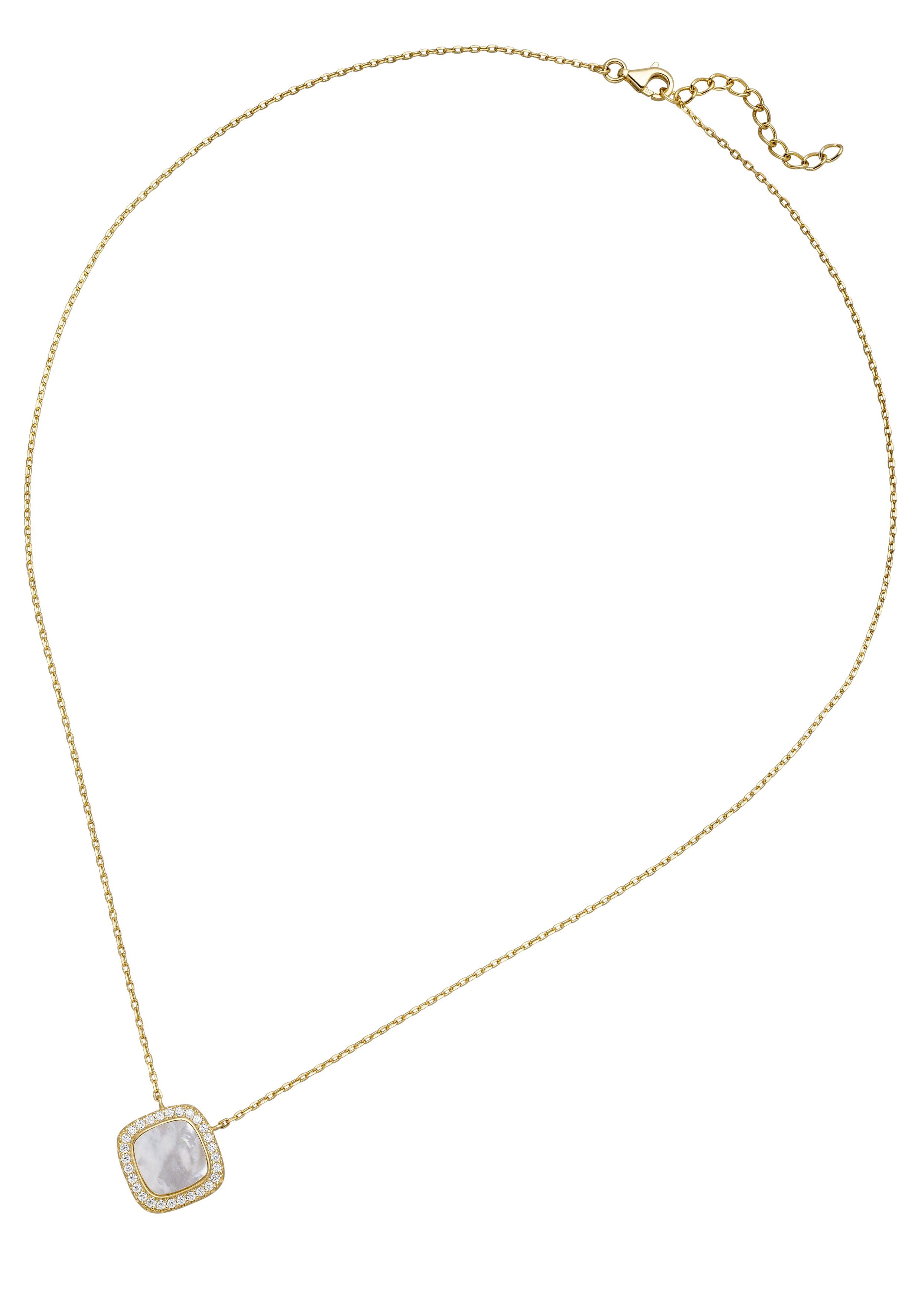 JOBO Kette mit Anhänger Perlmutt und 28...