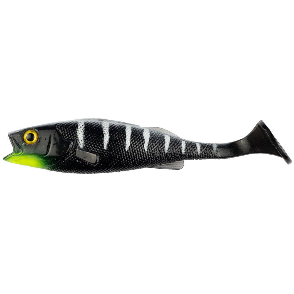 Perch Kunstköder KÖFI Black #LMAB 14cm Tiger Shad LMAB