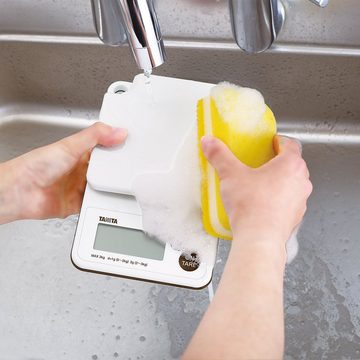 Tanita Küchenwaage »KW-301 Wasserdichte Küchenwaage – Weiß«