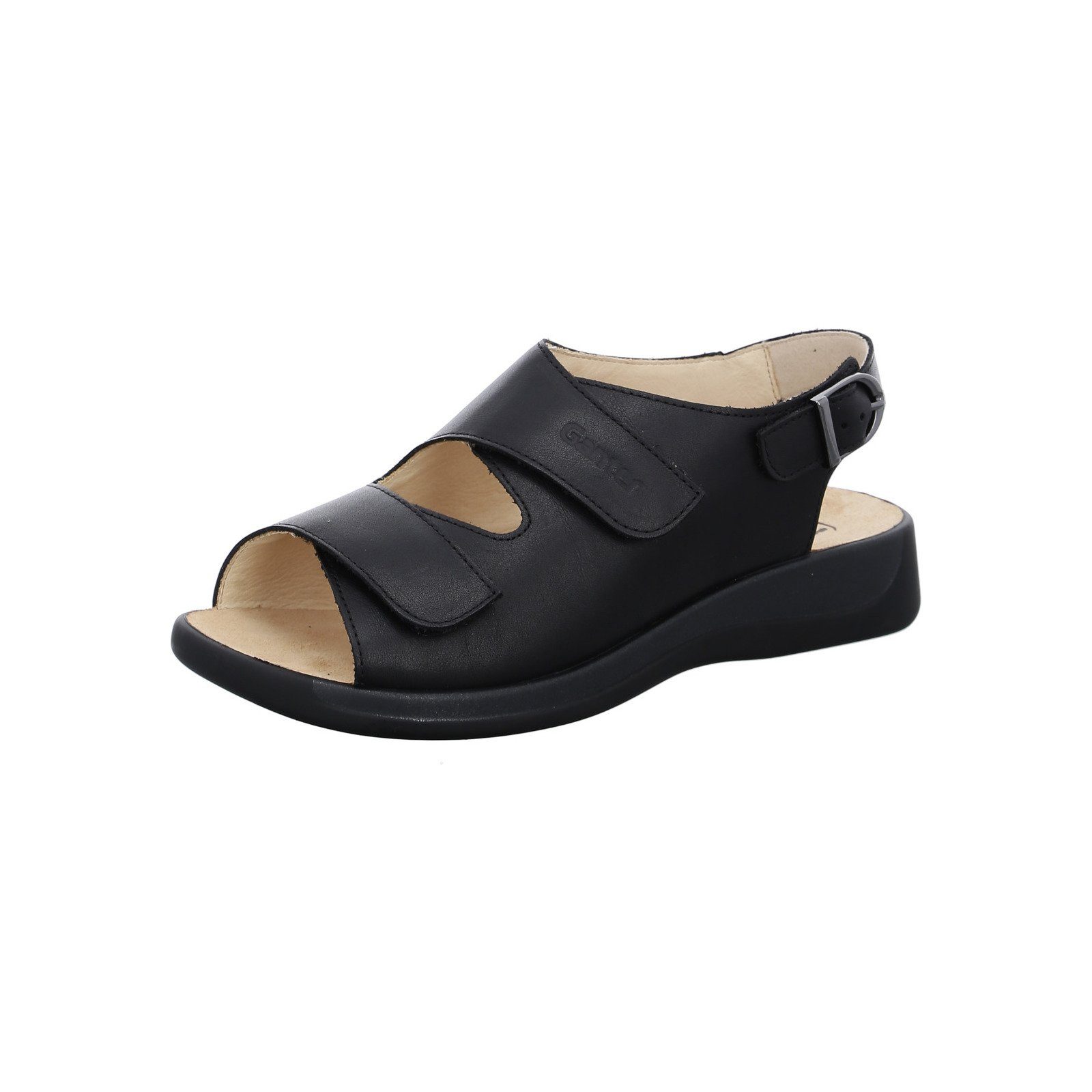 Ganter Monica - Damen Schuhe Sandalette schwarz