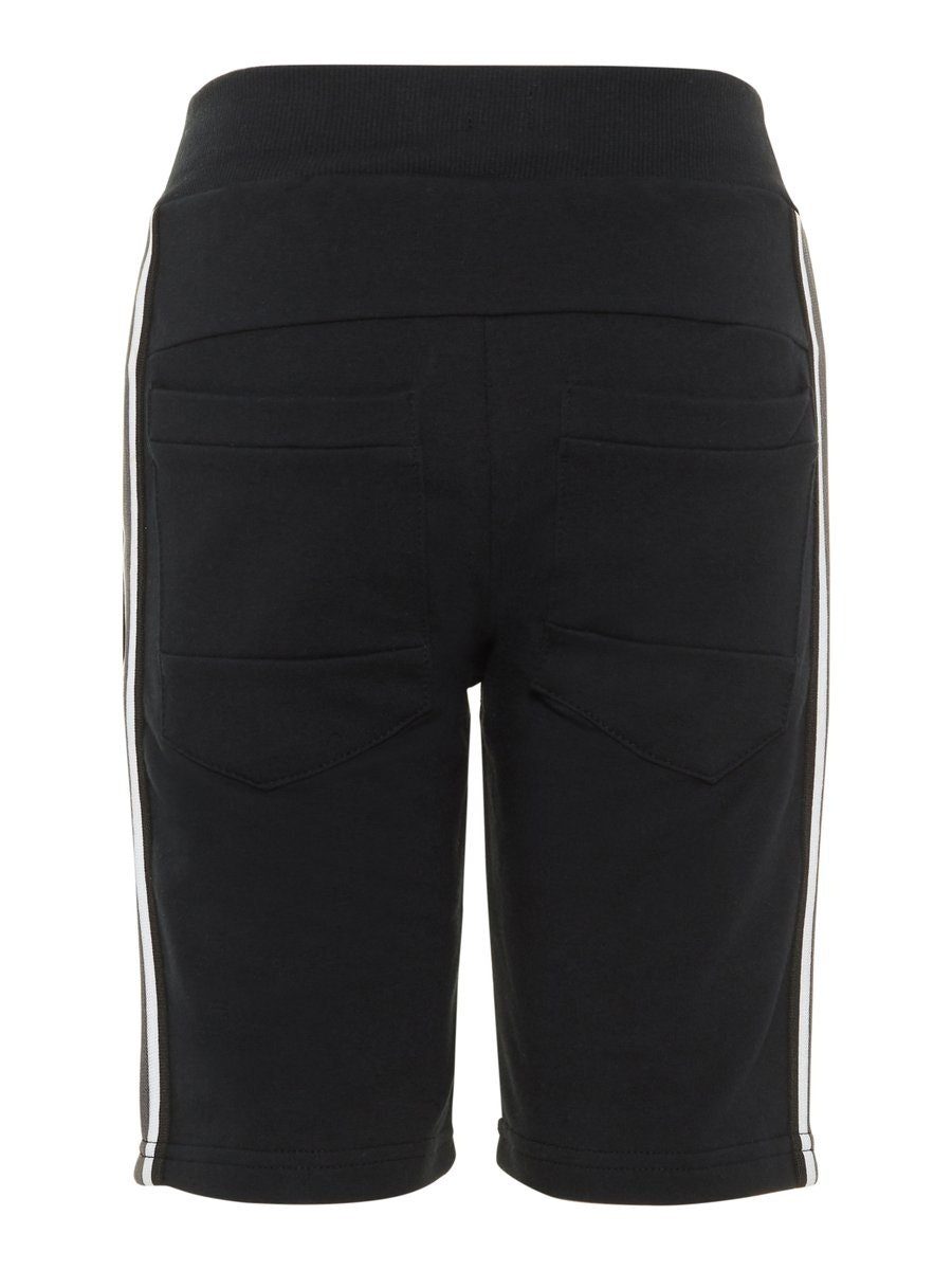 Name It Jeansshorts Name It Jungen Stoffhose mit Tunnelzug in schwarz