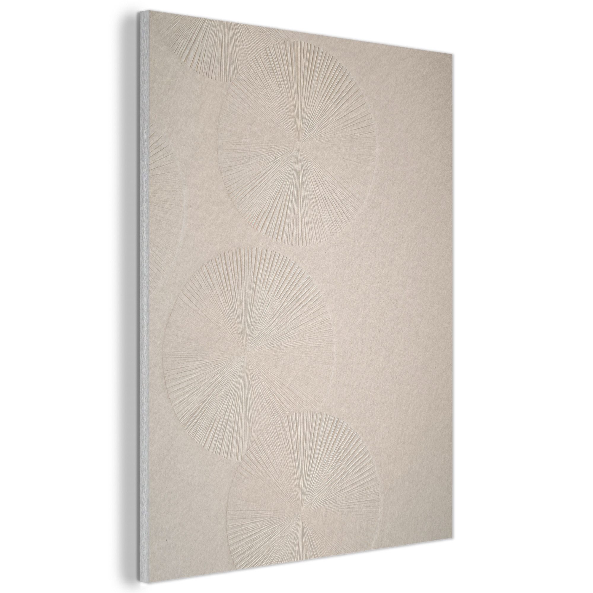 MuchoWow Gemälde Japandi - Beige - Modern, Fotodruck (1 St), Akustikpaneele günstig online kaufen