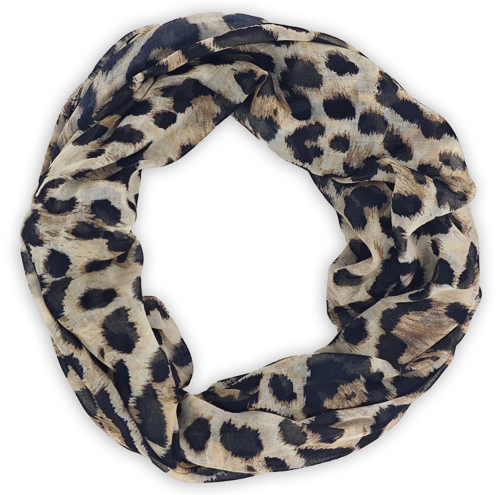 Loop Loop Schal mit Leoparden Muster