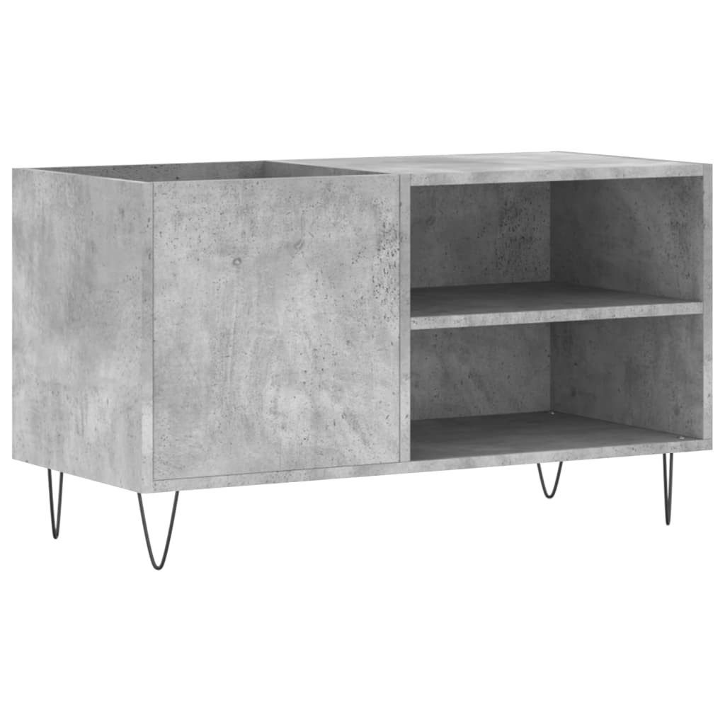 vidaXL Media-Regal Plattenschrank Betongrau 85x38x48 cm günstig online kaufen