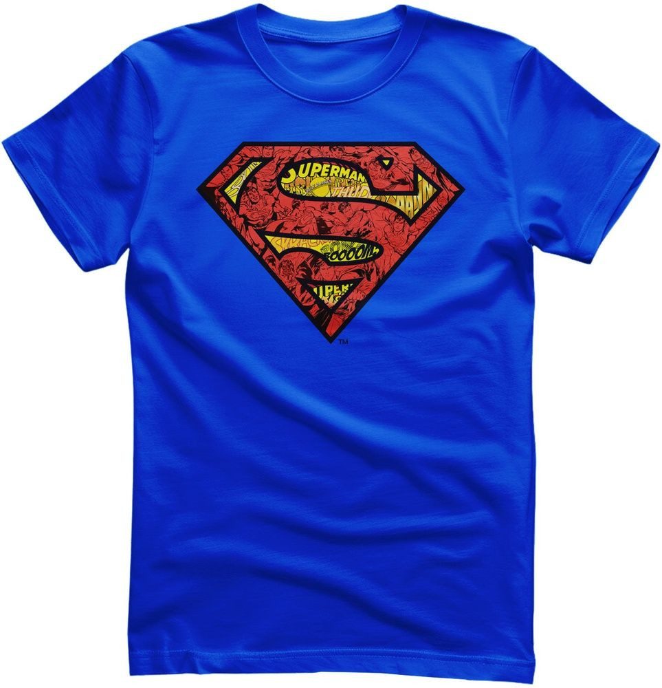 Superman T-Shirt Superman Mash-Up Shield T-Shirt