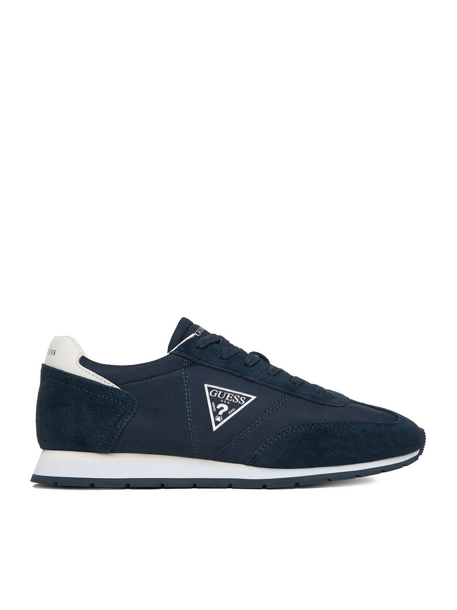 GUESS JEANS Guess Jeans Herrensneakers Weiß, Marineblau GUESS JEANS-EO-WILIAMS-01 Sneaker