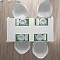 Platzset, »Waschbare Stoff Esszimmer Küche Tischdekorations Digitaldruck«, Abakuhaus, (4-teilig, 4 Teilig-St., Set aus 4x), Abstrakt Punkt-Streifen und Kreise, Bild 2