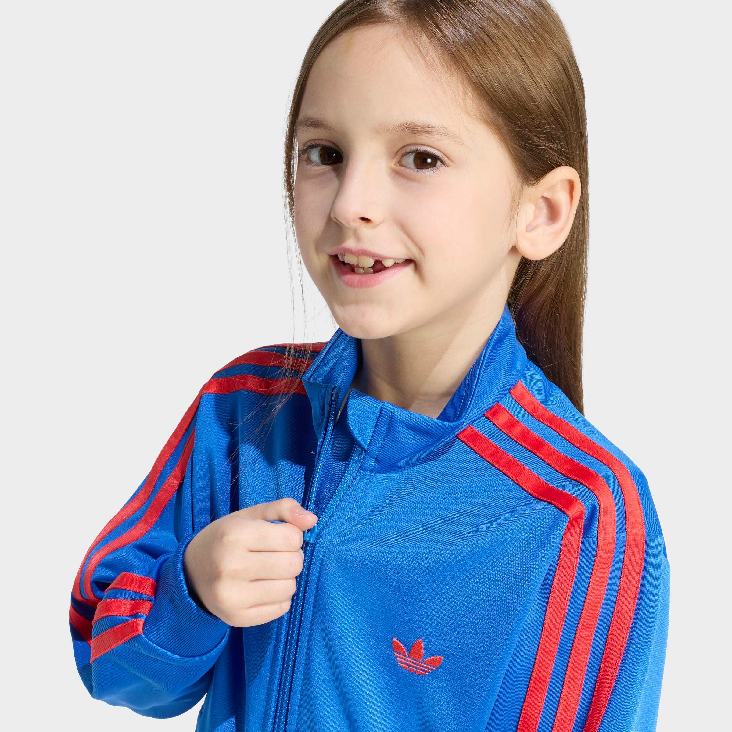 adidas Originals Trainingsanzug FIREBIRD (2-tlg), für Kinder, zweiteiliges Set, aus Polyester