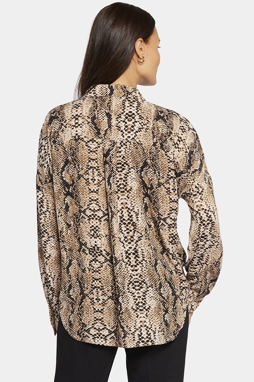 NYDJ Blusentop Becky Blouse Tierprint