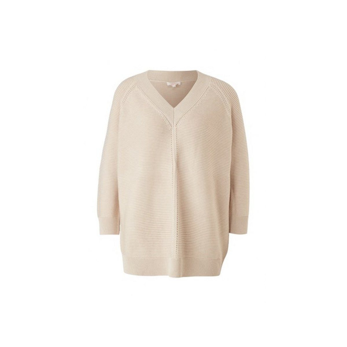 s.Oliver Longpullover taupe (1-tlg)