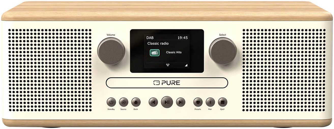 Pure Classic C-D6 Digitalradio (DAB) (Digitalradio (DAB), FM-Transmitter, UKW mit RDS, 30 W)