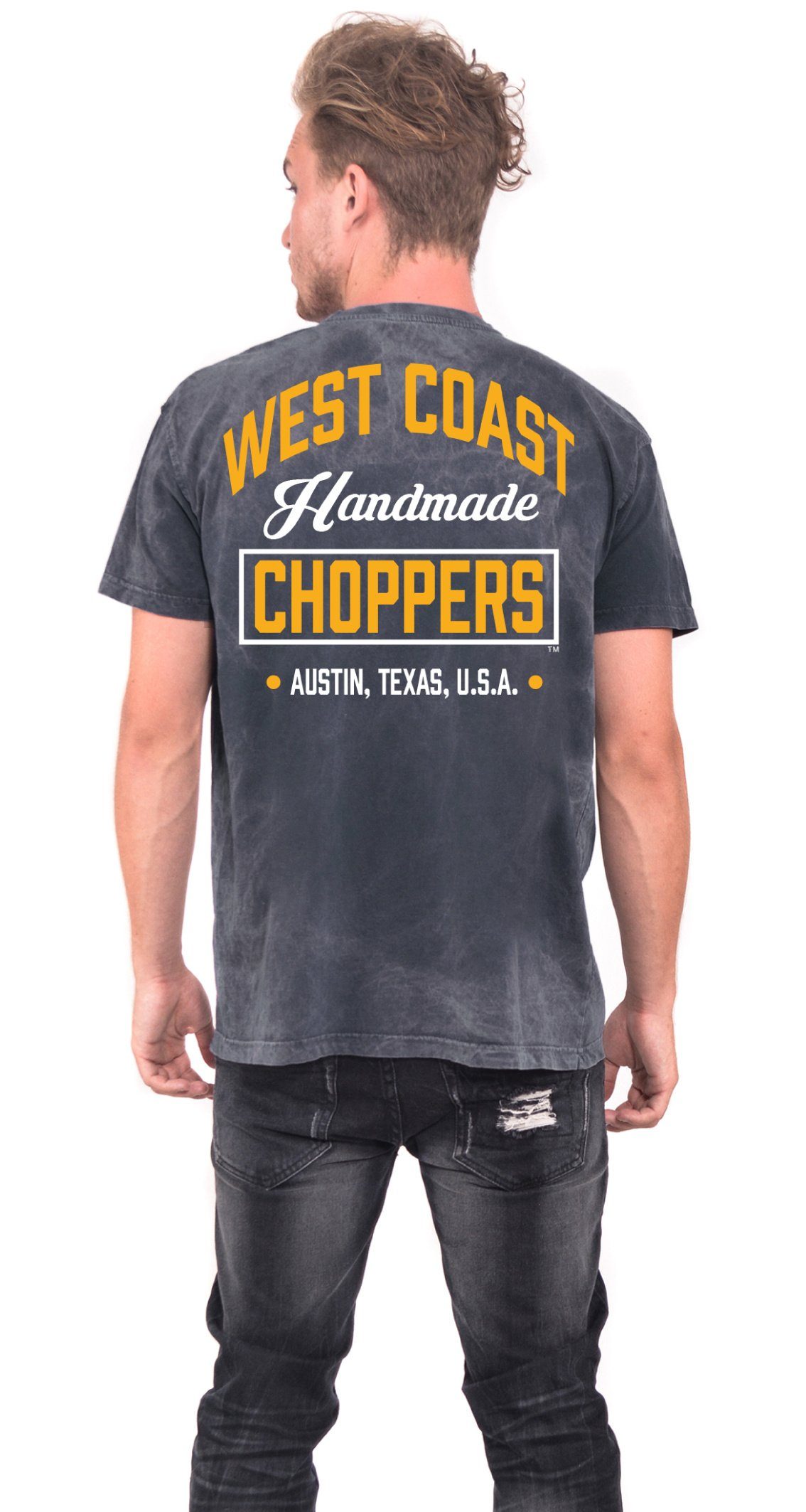 Coast Choppers West T-Shirt Handmade Choppers Adult Herren T-Shirt West Coast