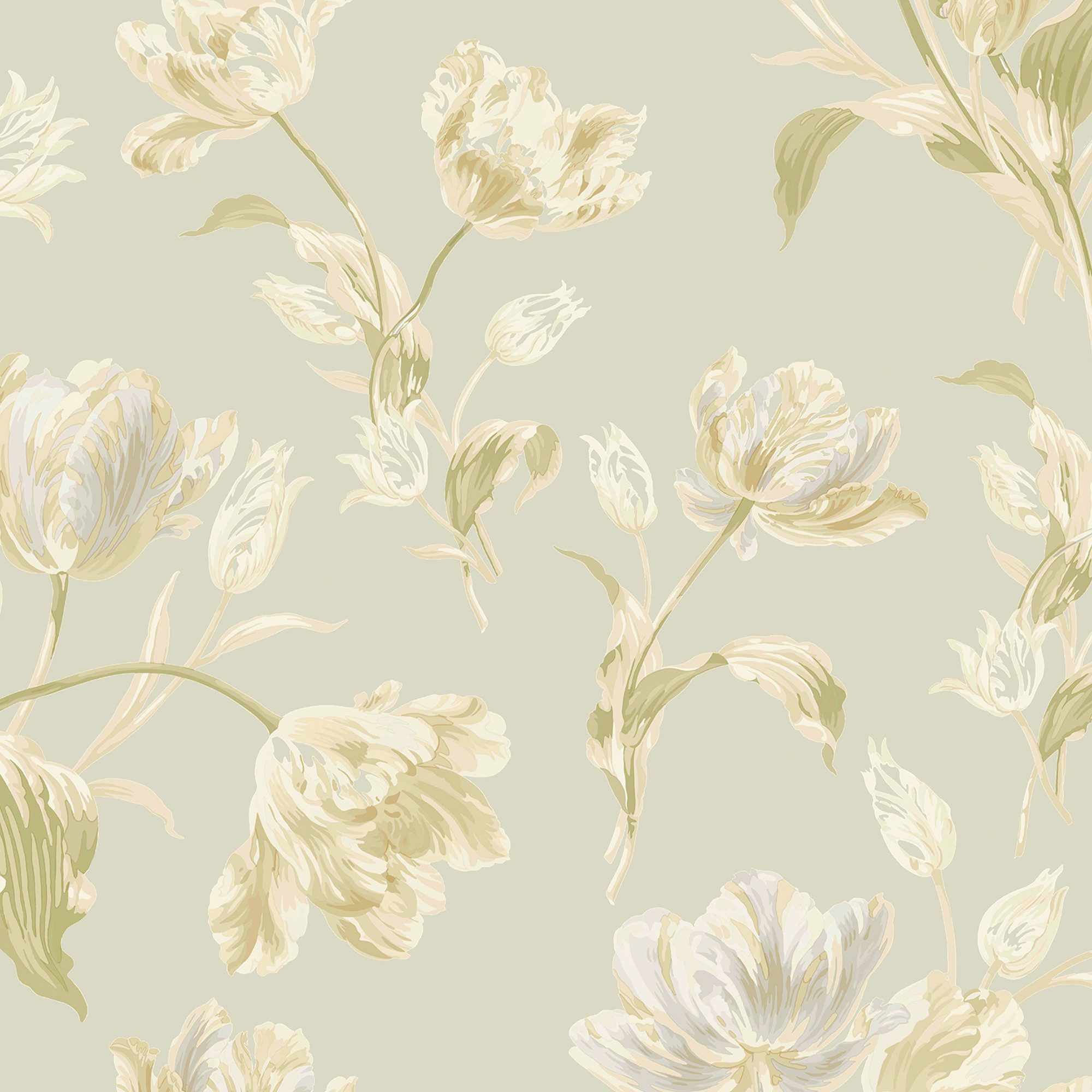 LAURA ASHLEY Vliestapete Gosford, glatt, geblümt, günstig online kaufen