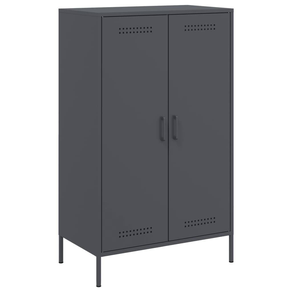 vidaXL Highboard Highboard Anthrazit 68x39x113 cm günstig online kaufen