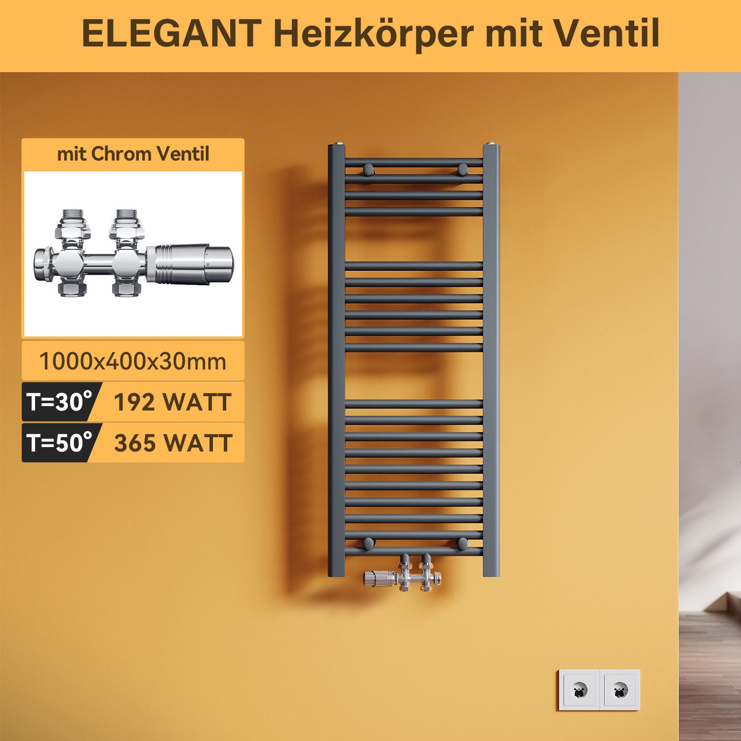 SONNI Badheizkörper Handtuchheizkörper Bad Handtuchwärmer Handtuchtrockner, günstig online kaufen