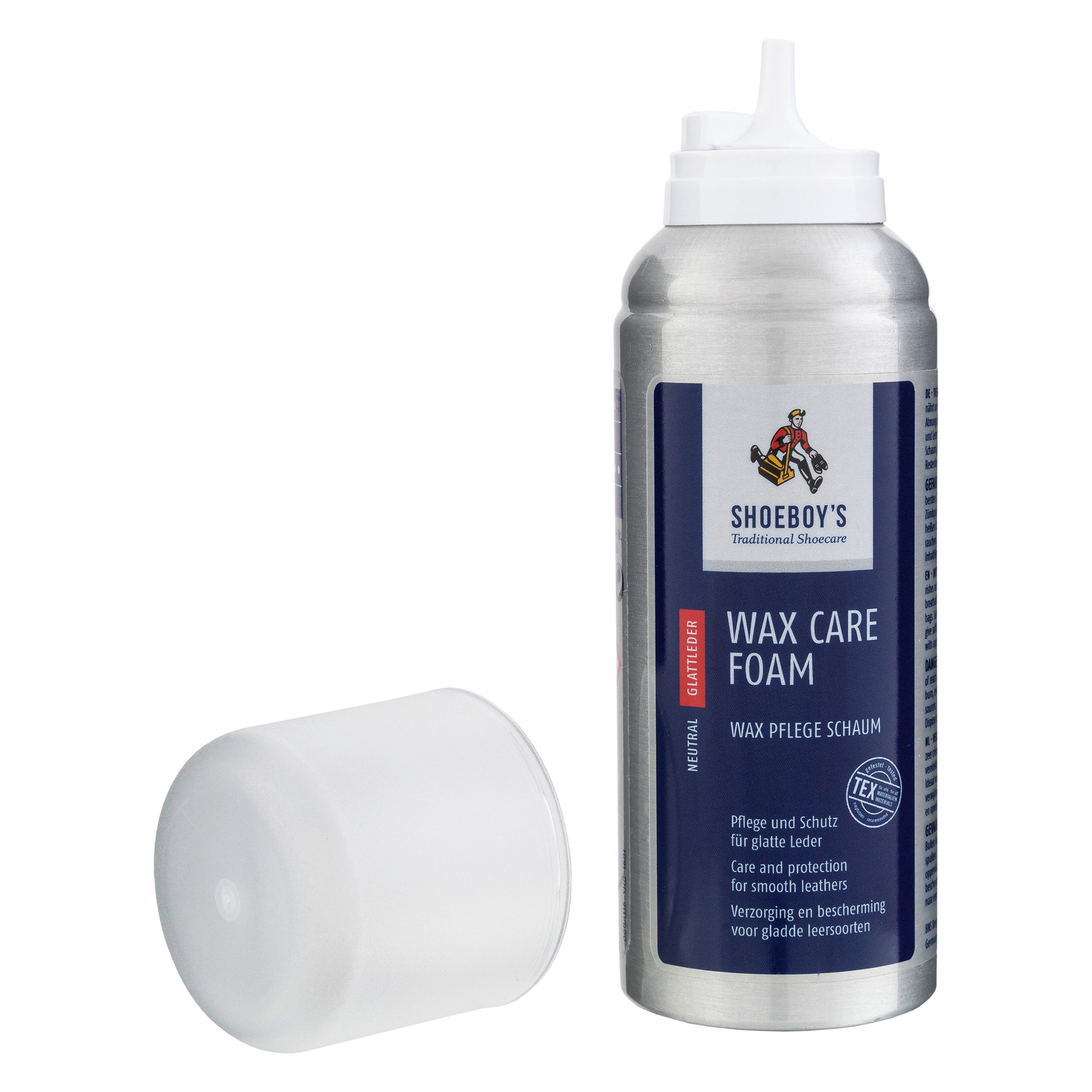 WAX CARE FOAM 150ML - Pflege- und Schutzschaum für glatte Leder Schuh-Farbwachs