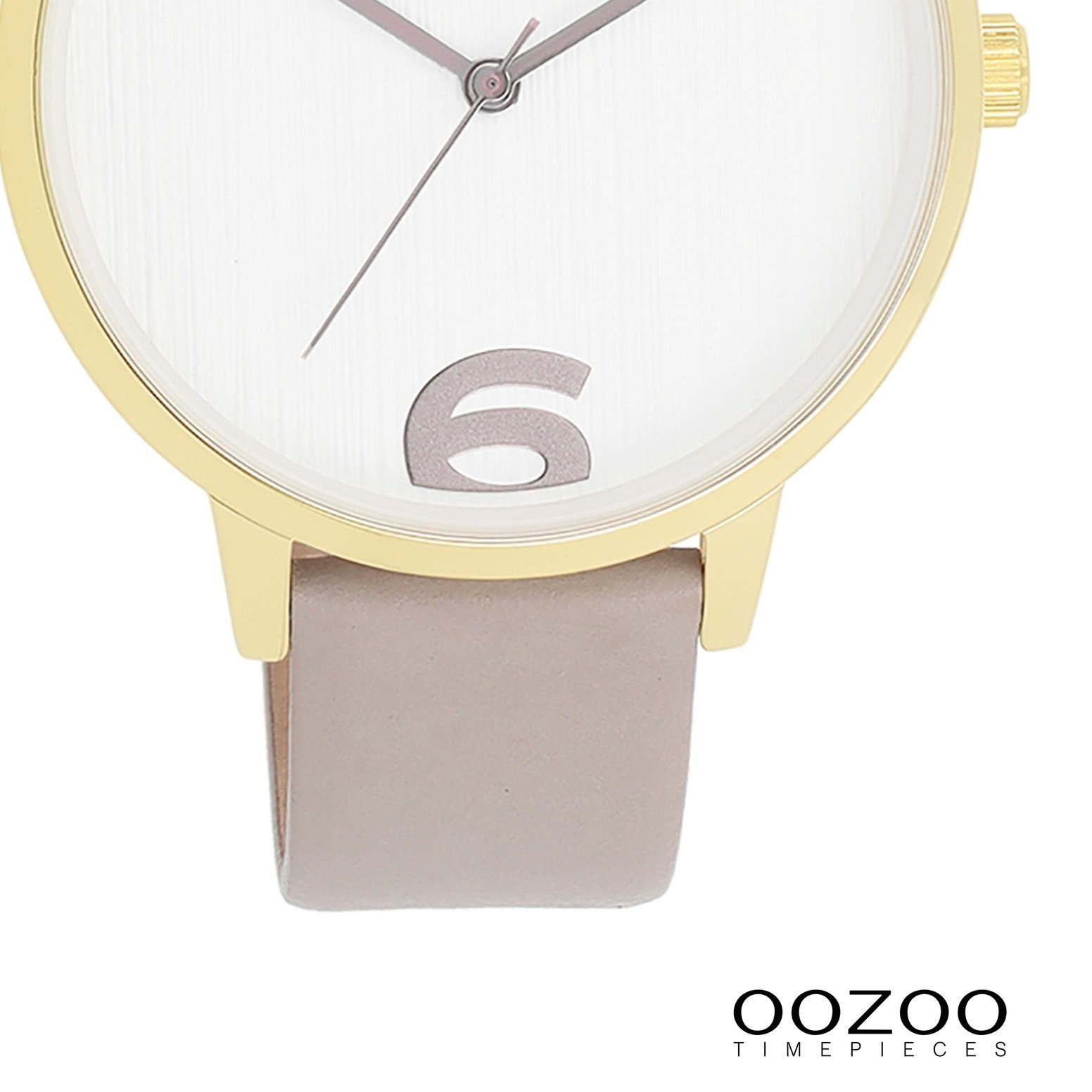 OOZOO Quarzuhr Oozoo Damen Armbanduhr Timepieces Analog, (Analoguhr), Damenuhr rund, mittel (ca. 38mm) Lederarmband, Fashion-Style