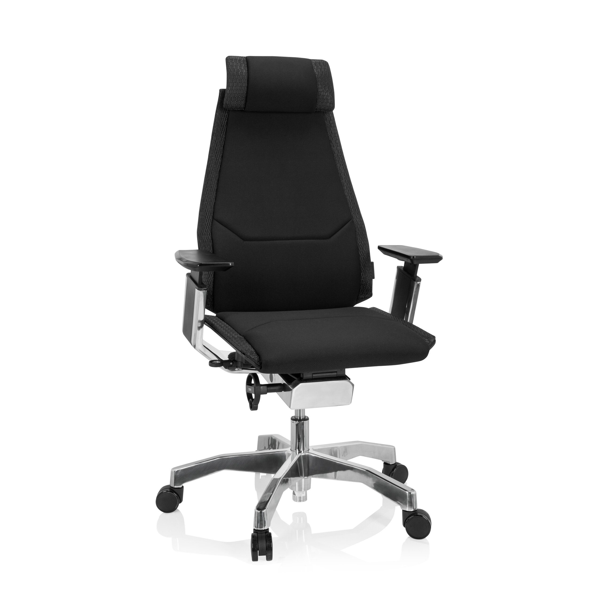 Drehstuhl High End Bürostuhl GENIDIA PRO Stoff mit Armlehnen