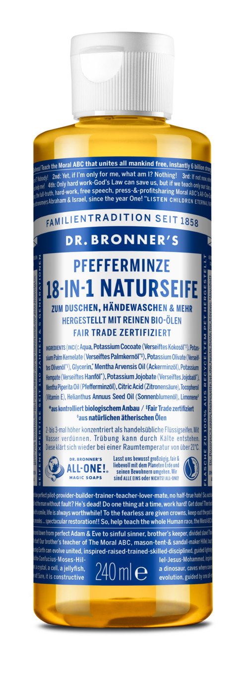 Dr. Bronners Flüssigseife Dr. Bronner's Flüssigseife Pfefferminze 240 ml