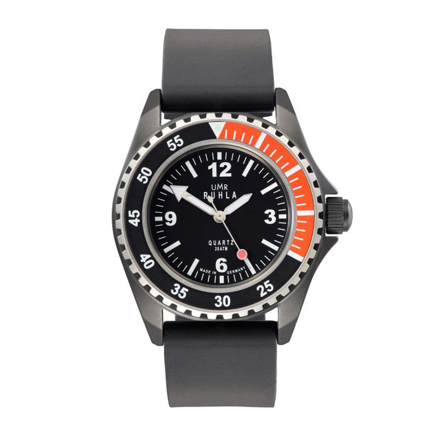 [Sofortige Lieferung und toller Preis] UMR Ruhla Quarzuhr - 13 Kaliber Original-Uhrwerk Manufaktur - Uhren Ruhla Kampfschwimmer-Uhr