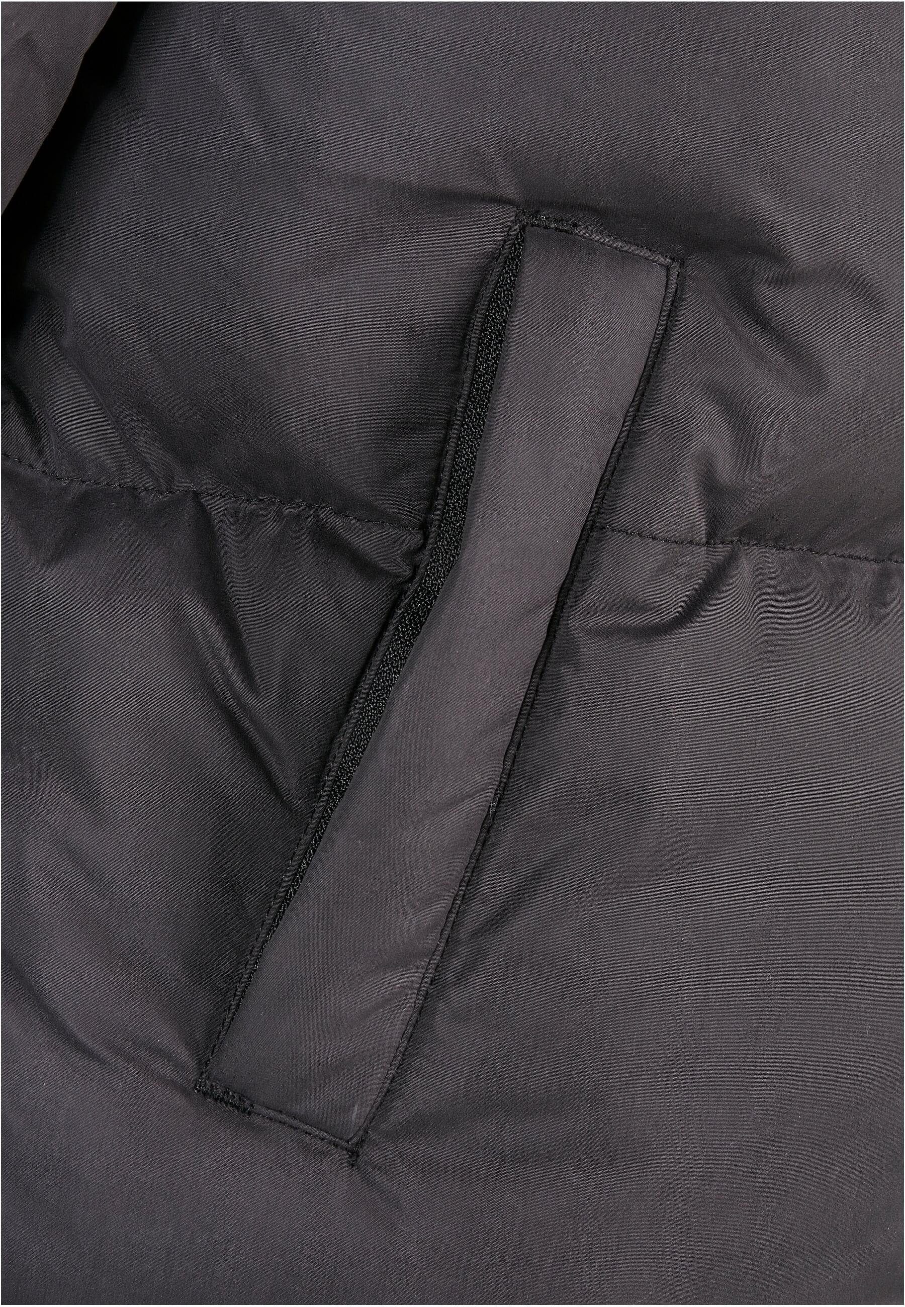 URBAN CLASSICS Winterjacke Peached Short Jacket black (1-St) Damen Puffer Ladies
