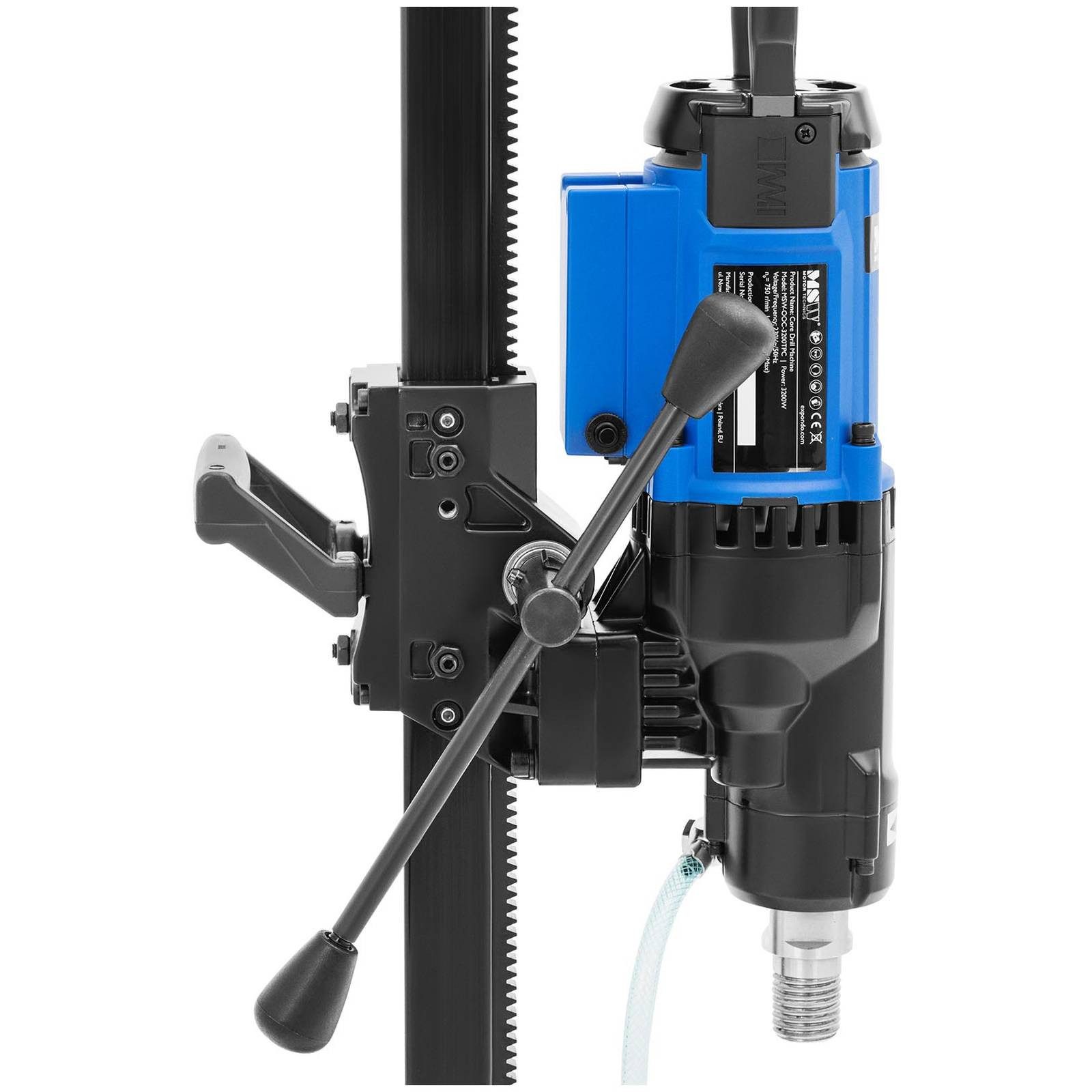 MSW Kernbohrmaschine 230 mm 3200 W Kernbohrgerät Kernbohrer Nass Trocken Bohrständer, 220 V, max. 750 U/min