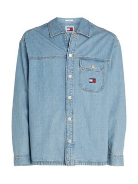 Tommy Jeans Jeanshemd TJM ESSENTIAL DENIM OVERSHIRT mit knöpfbarer Brusttasche