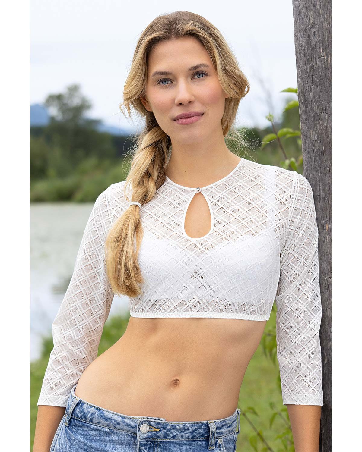 Nina Von C. Dirndlbluse 3/4 Arm günstig online kaufen