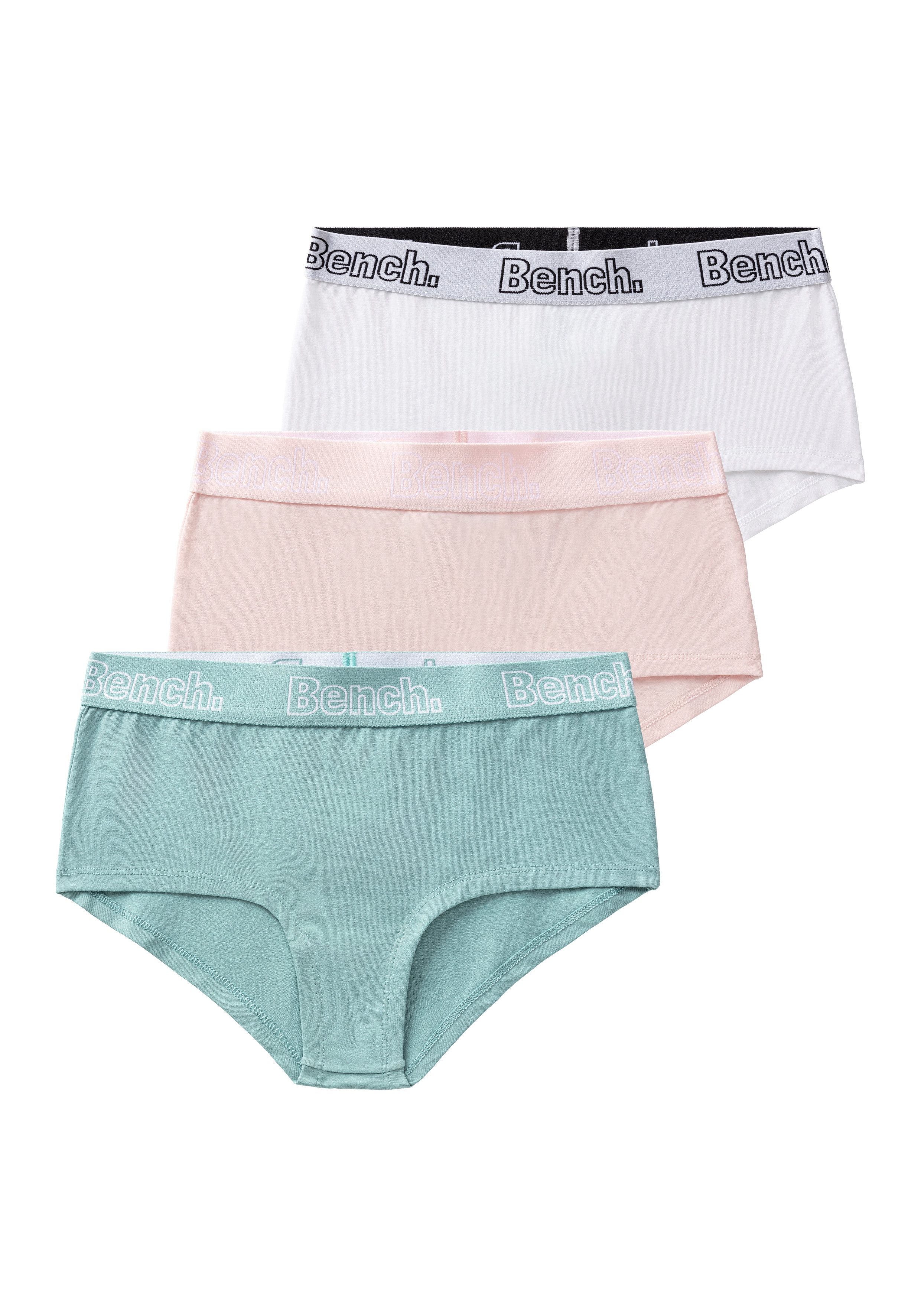 Bench. Panty (Packung, 3-St) mit breitem Logo-Webbund