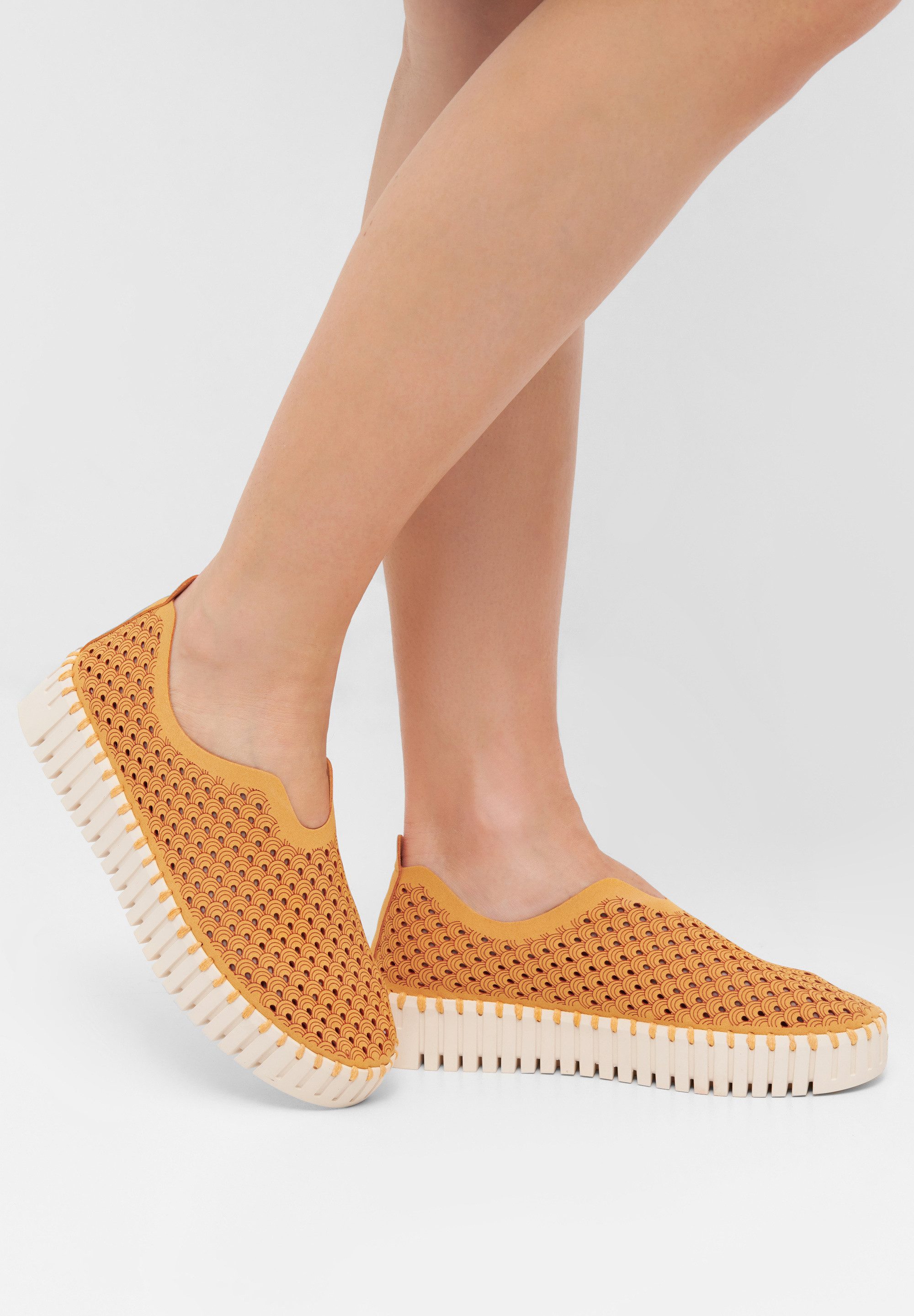 Ilse Jacobsen TULIP3373 Sneaker Modische Plateausohle, Naturkautschuksohle, hoher Tragekomfort