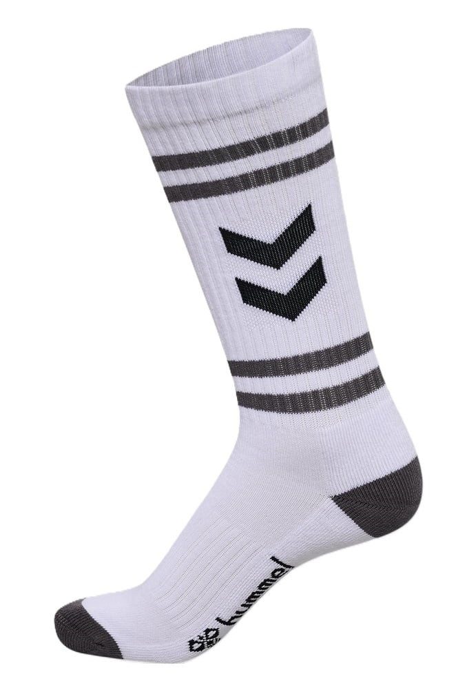hummel Sportsocken Chevron High Crew Retro weiss/schwarz - 3 Paar