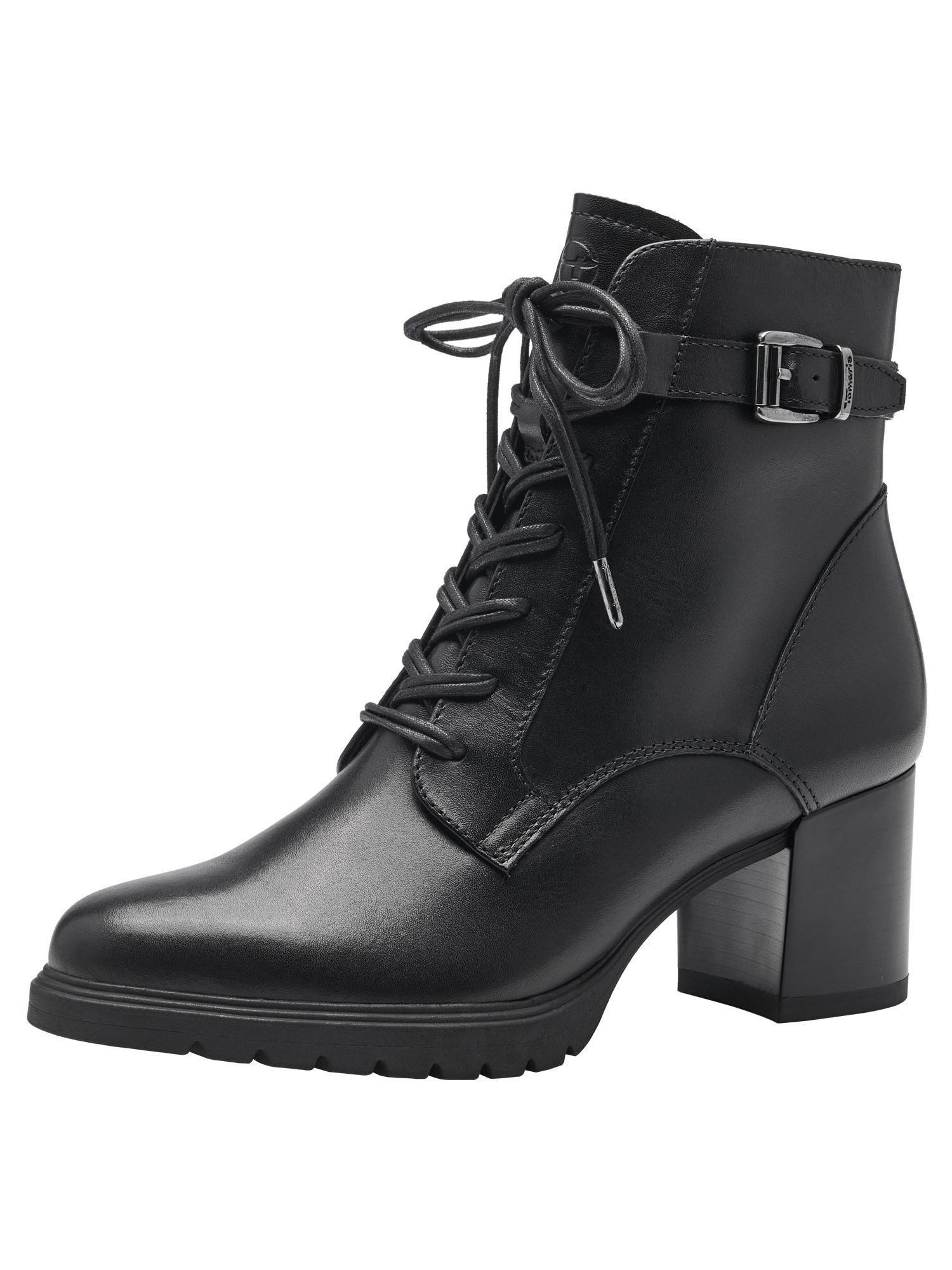 ANTIslide, TOUCH-IT, ANTIshokk mit Blockabsatz Schnürstiefelette