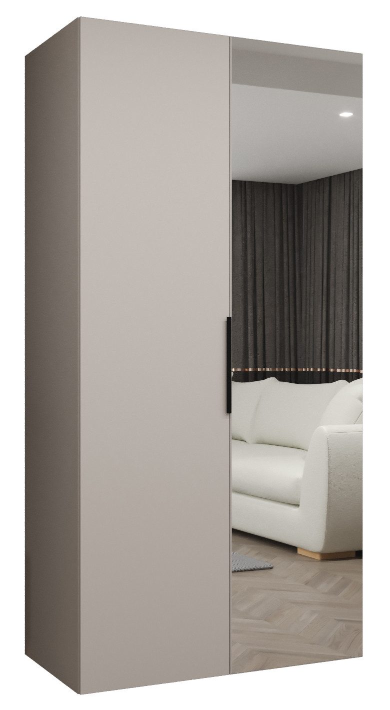 ABIKS MÖBEL Drehtürenschrank MARBELLA 2 Schlafzimmerschrank mit Kleiderstange und Regalen